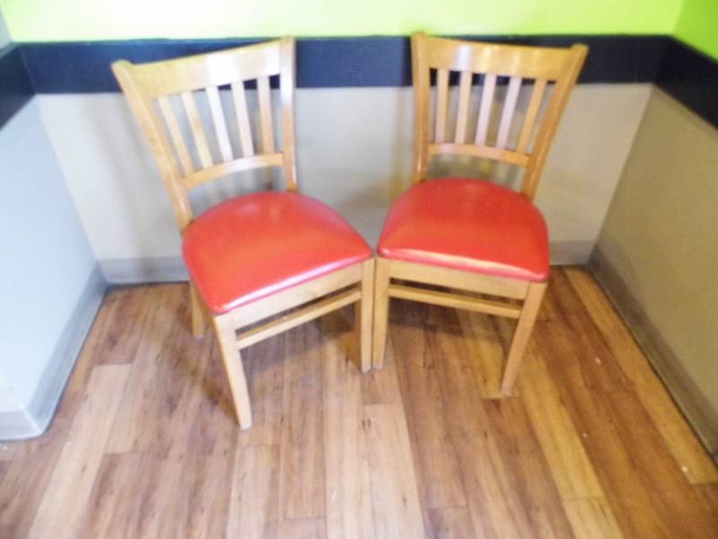 2 Red Chairs