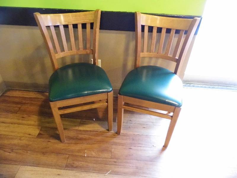 2 Green Chairs