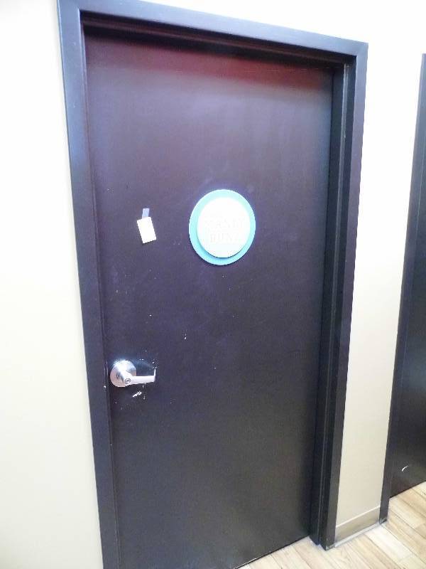 Wood Door w Metal Frame