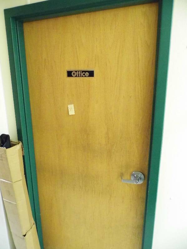 Wood Door w Metal Frame
