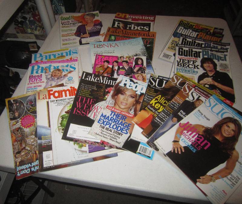 lot 838 image: Lot of Mag. - Parents, Success, Guitar Player, Forbes, Lake Minnetonka, People, ETC