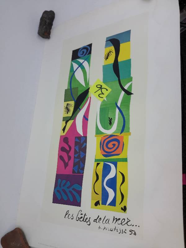 lot 36 image: Chicago Institute of Arts and Matisse posters