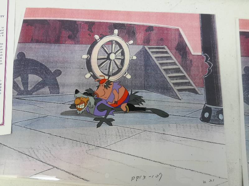 lot 50 image: Pink Panther Production Cel and Drawings