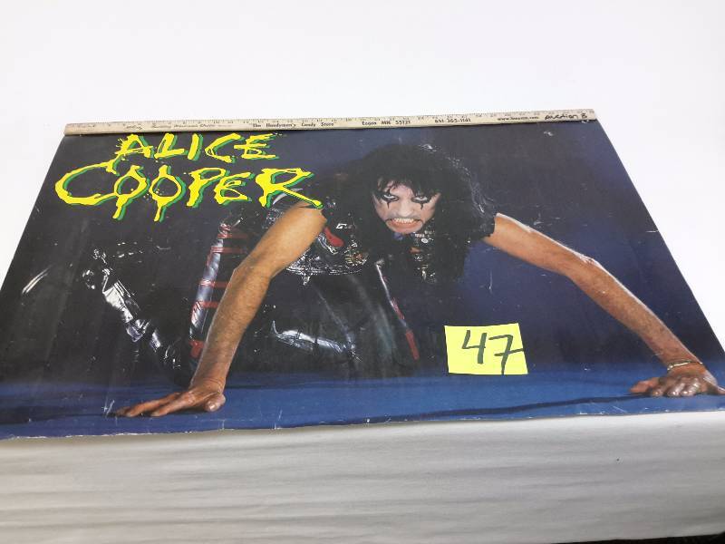 lot 47 image: Alice Cooper Poster