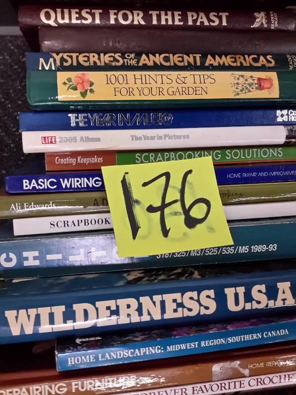 lot 176 image: Misc. Books as pictured