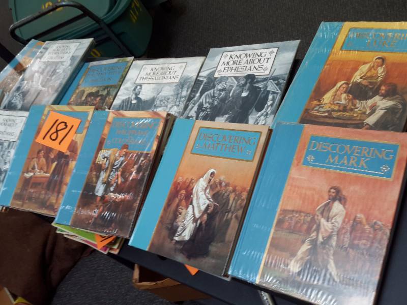 lot 181 image: Religious TEACHING books with Workbook