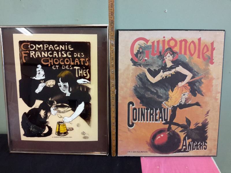 lot 184 image: 2 nice french theme pictures