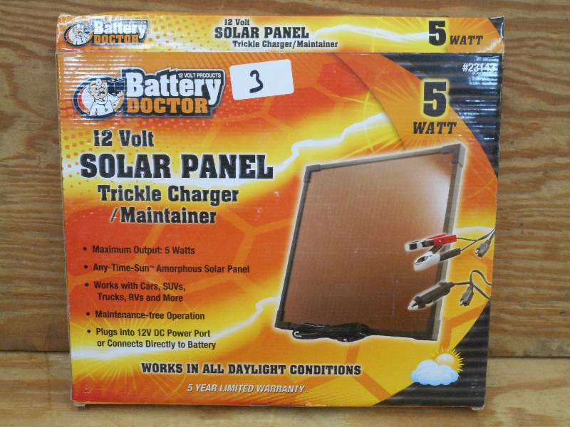 Unused Battery Doctor 12Volt 5Watt ...
