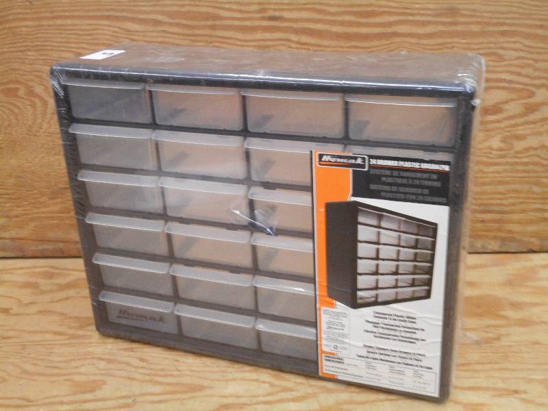 Unused Homak 24-Drawer Plastic Orga...