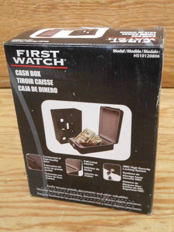 Unused Homak First Watch Cash Box, ...
