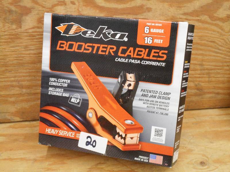 Unused Deka 6-Gauge 16ft Booster Ca...