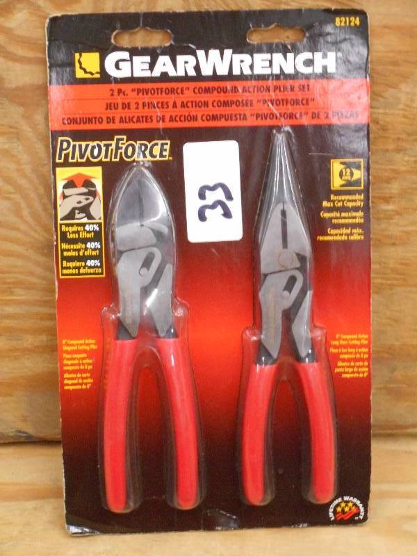Unused Gear Wrench 2-Piece Pivot Fo...