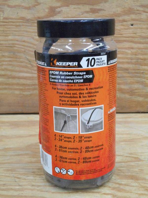 Unused Keeper 10-Pack Of Assorted S...