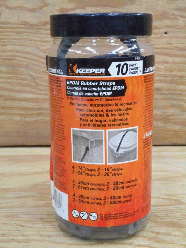 Unused Keeper 10-Pack Of Assorted S...