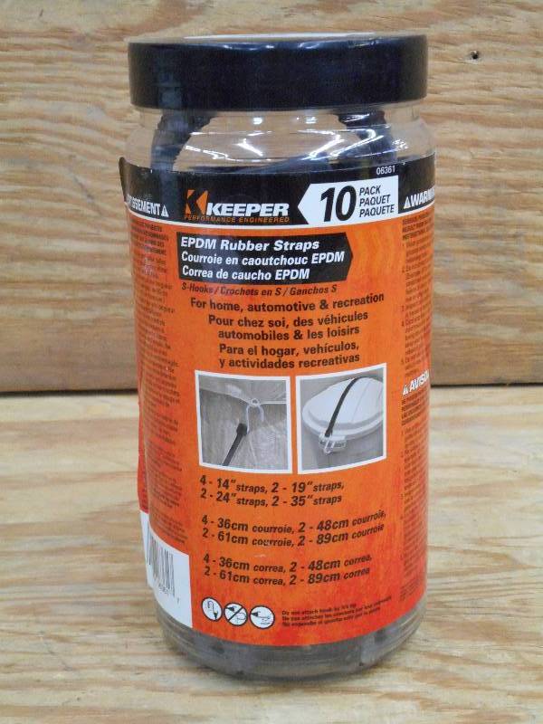 Unused Keeper 10-Pack Of Assorted S...