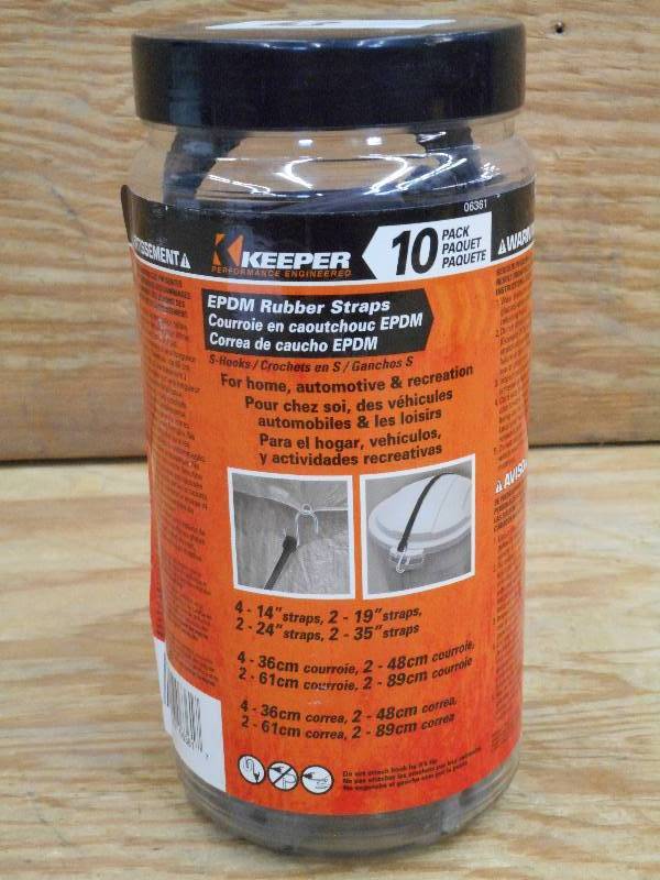 Unused Keeper 10-Pack Of Assorted S...