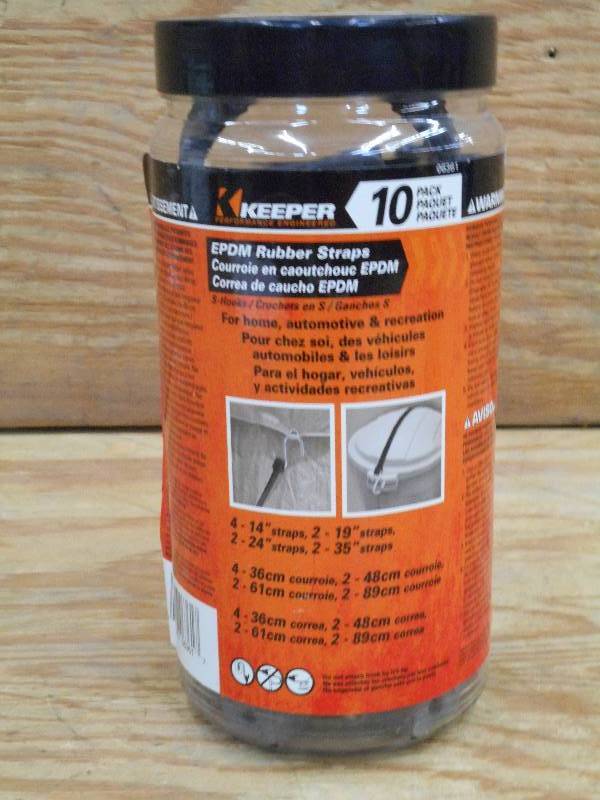 Unused Keeper 10-Pack Of Assorted S...