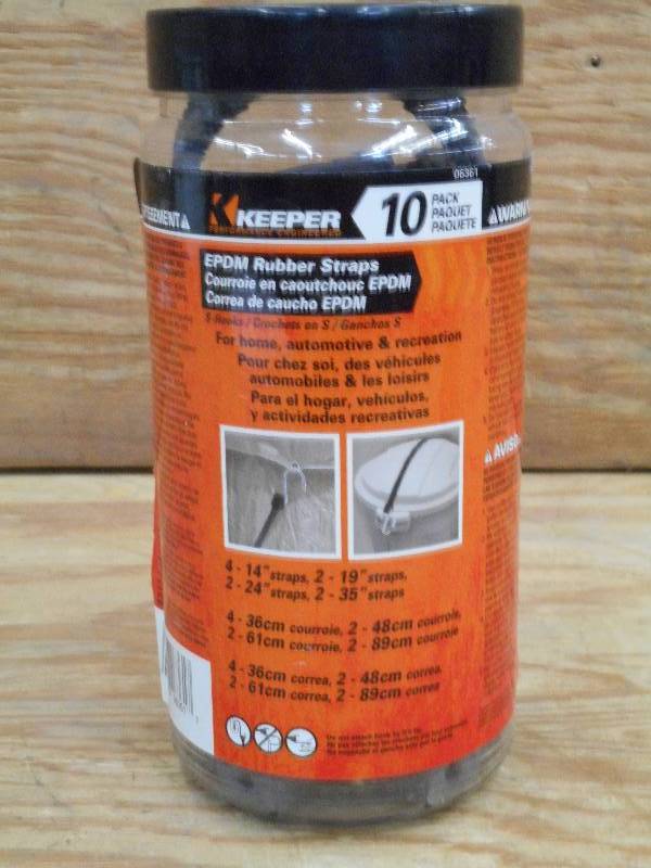 Unused Keeper 10-Pack Of Assorted S...