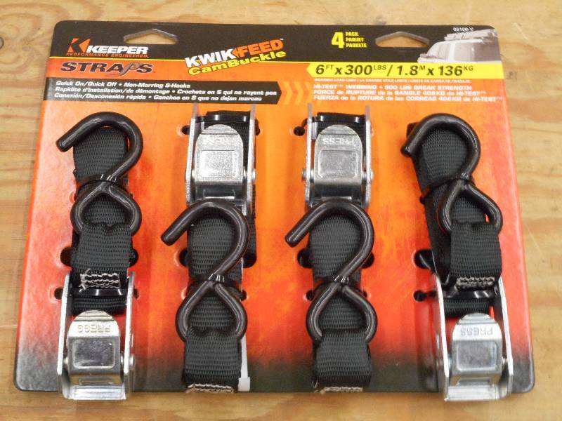 Unused Keeper 4-Pack Of 6ft 300# Ca...