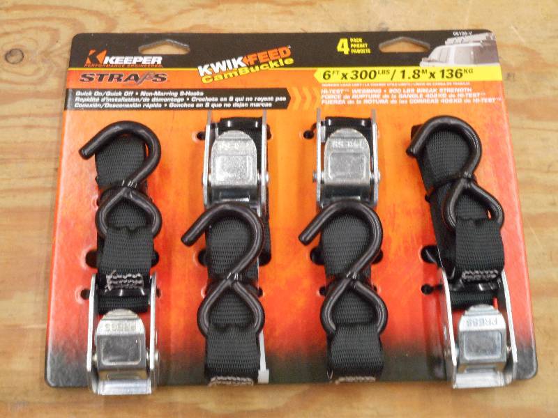 Unused Keeper 4-Pack Of 6ft 300# Ca...