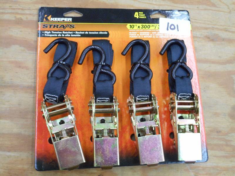 Unused Keeper 4-Pack Of 10ft 300# R...