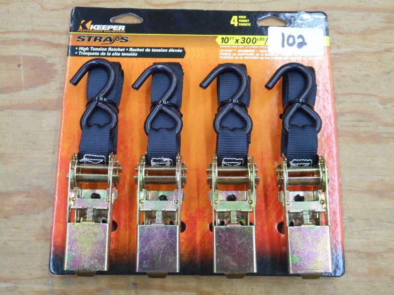 Unused Keeper 4-Pack Of 10ft 300# R...