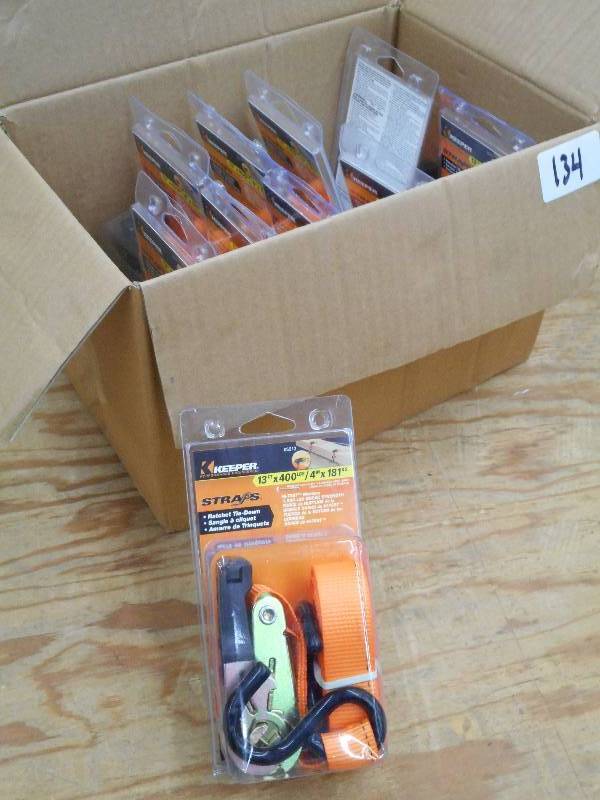 (9) Unused Keeper 13ft 400# Ratchet...