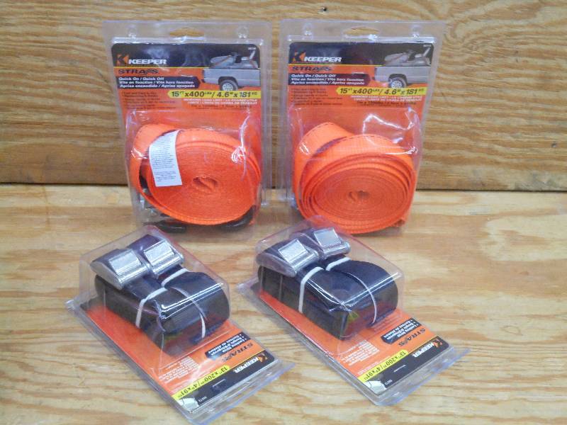 (2) Unused Keeper 15ft 400# Straps ...