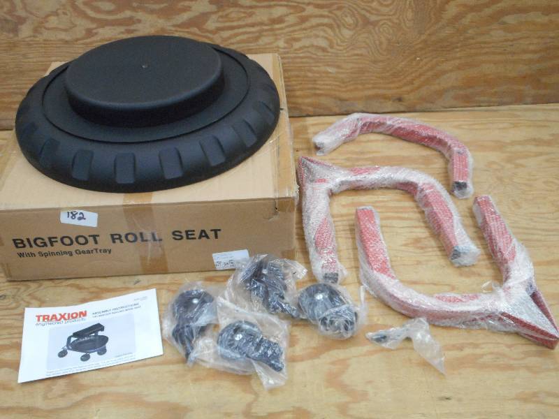 Unused Big-Foot Rolling Work Stool ...
