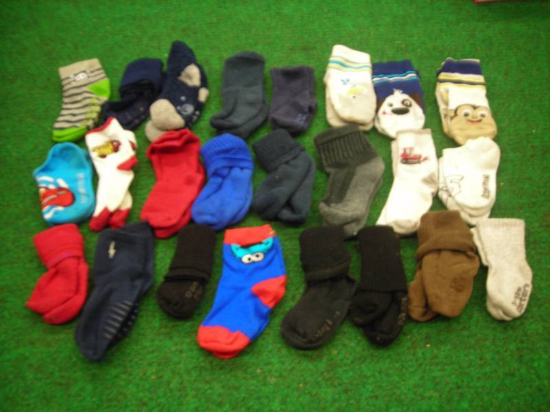 lot 22 image: 24-Pair Of Little Socks (3-12 months)