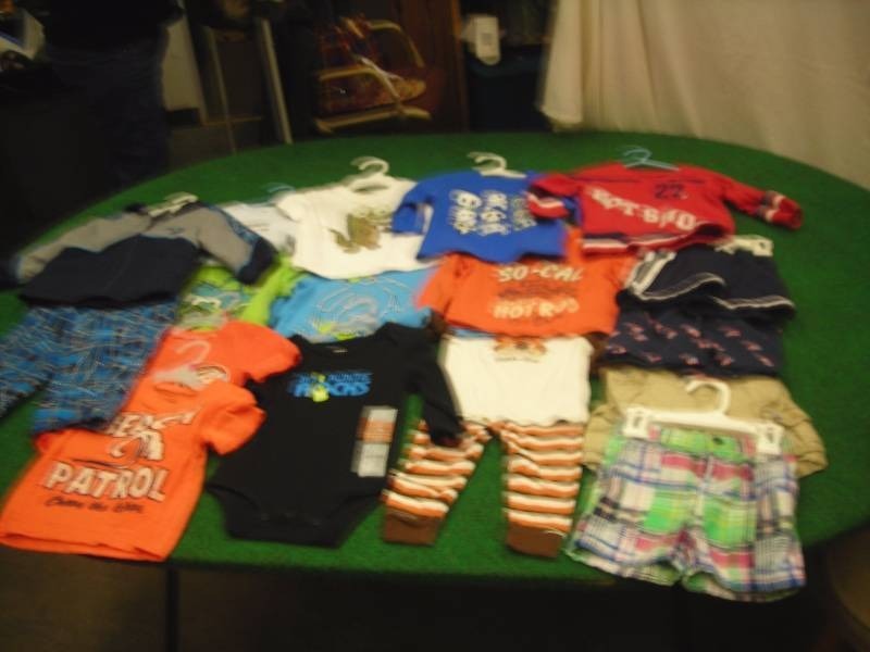lot 53 image: 17-Pieces (size 12-24 months) Outfits, Shorts, Pants, Shirts