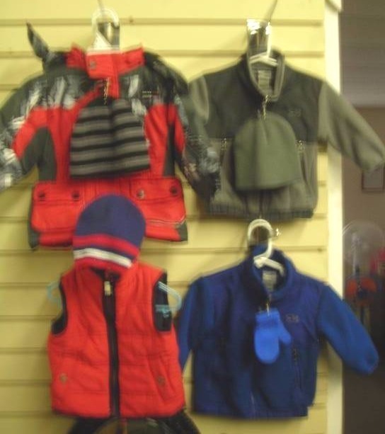 lot 56 image: 4-Pieces With Matching Hats andor Mittens (size 12 months)