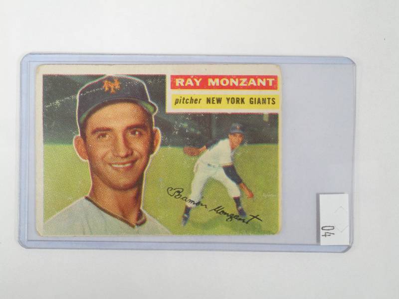 lot 4 image: 1956 Topps Vintage Baseball Card, R...
