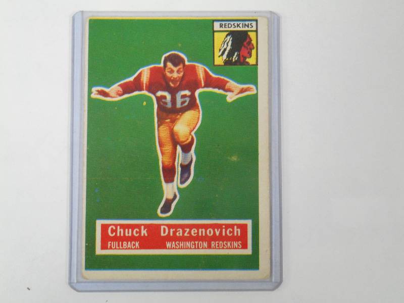 lot 6 image: 1956 Topps Vintage Football Card, C...