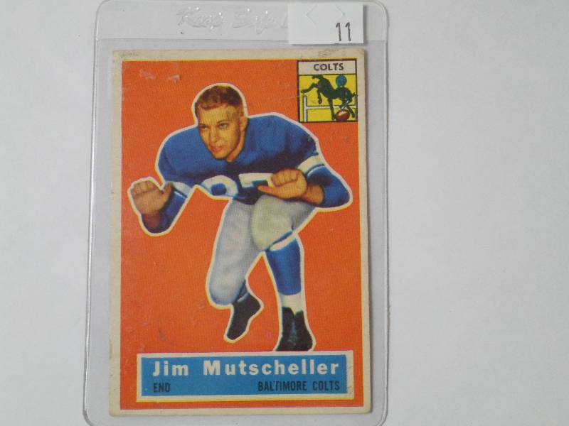 lot 11 image: 1956 Topps Vintage Football Card, J...