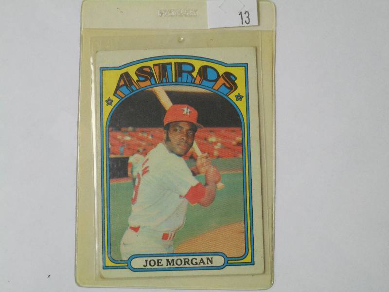 lot 13 image: 1972 Topps Baseball Card, Joe Morga...
