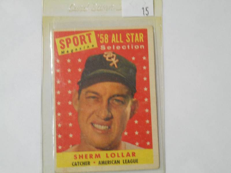 lot 15 image: 1958 Topps Vintage Baseball Card, S...