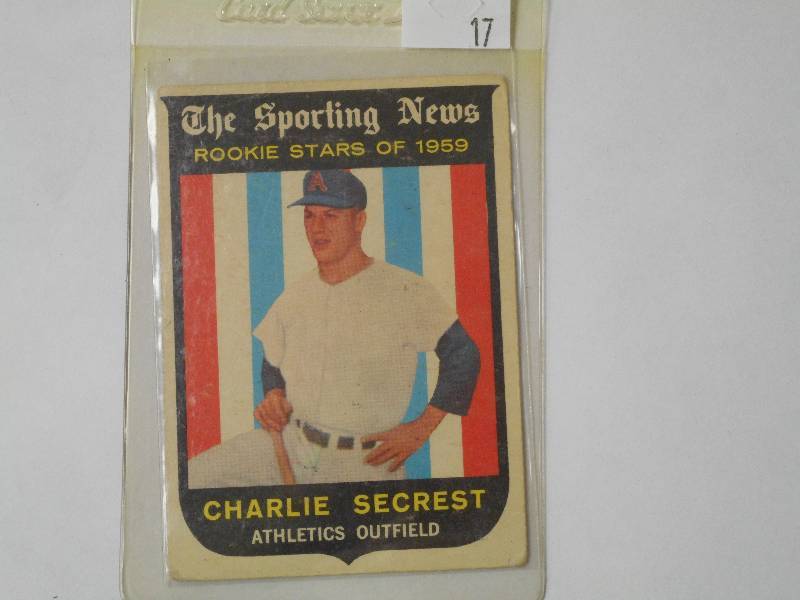 lot 17 image: 1959 Topps - Sporting News, Rookie ...