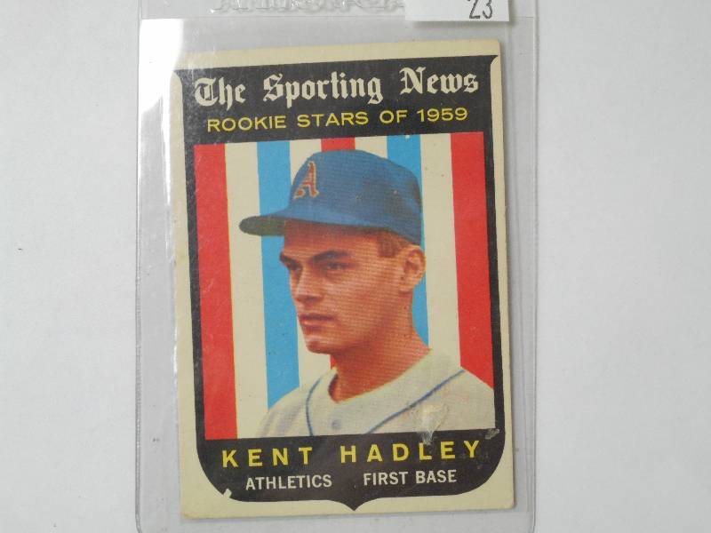 lot 23 image: 1959 Topps Vintage - The Sporting N...