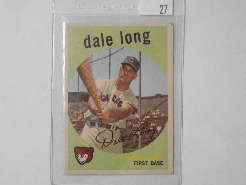 lot 27 image: 1959 Topps Vintage Baseball Card, D...