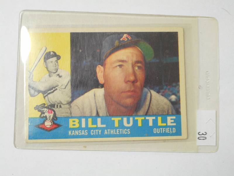 lot 30 image: 1960 Topps Vintage Baseball Card, B...