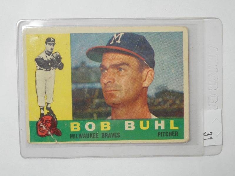 lot 31 image: 1960 Topps Vintage Baseball Card, B...