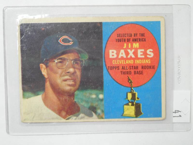 lot 41 image: 1960 Topps Vintage Baseball Card, J...