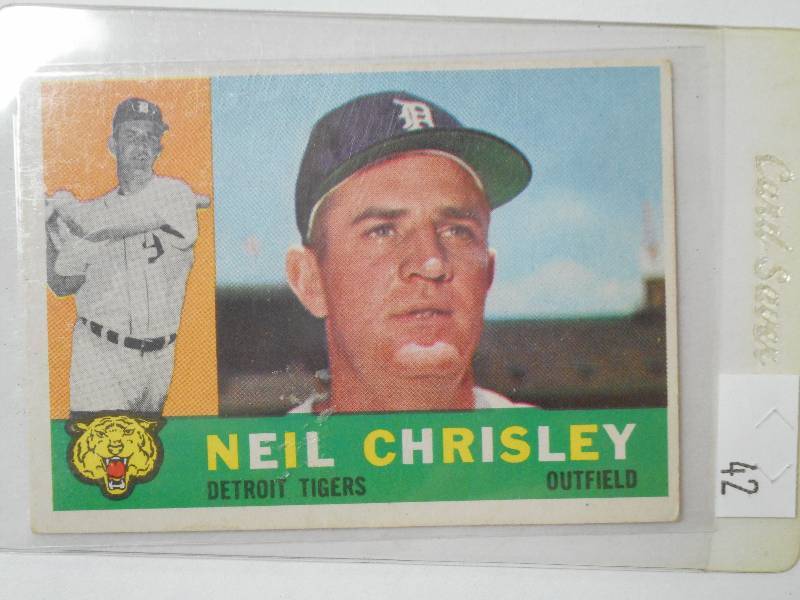 lot 42 image: 1960 Topps Vintage Baseball Card, N...