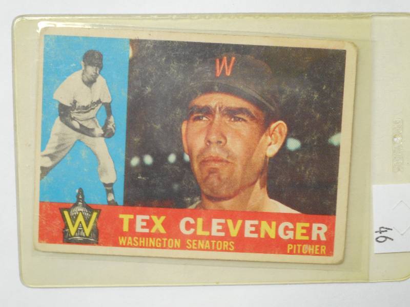 lot 46 image: 1960 Topps Vintage Baseball Card, T...