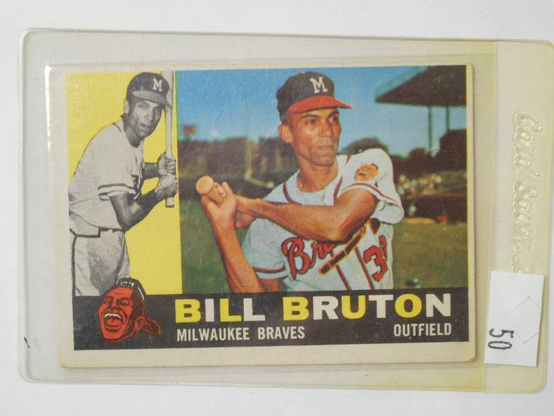 lot 50 image: 1960 Topps Vintage Baseball Card, B...