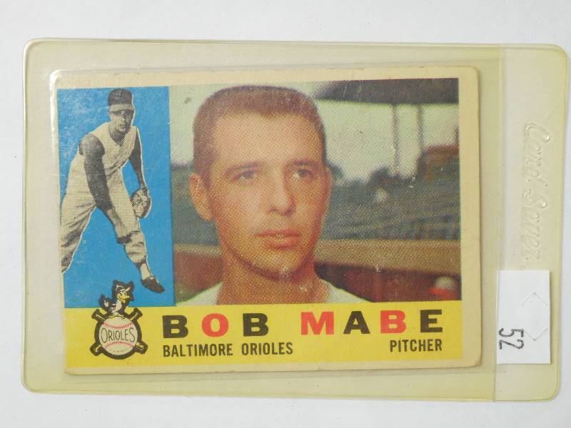 lot 52 image: 1960 Topps Vintage Baseball Card, B...