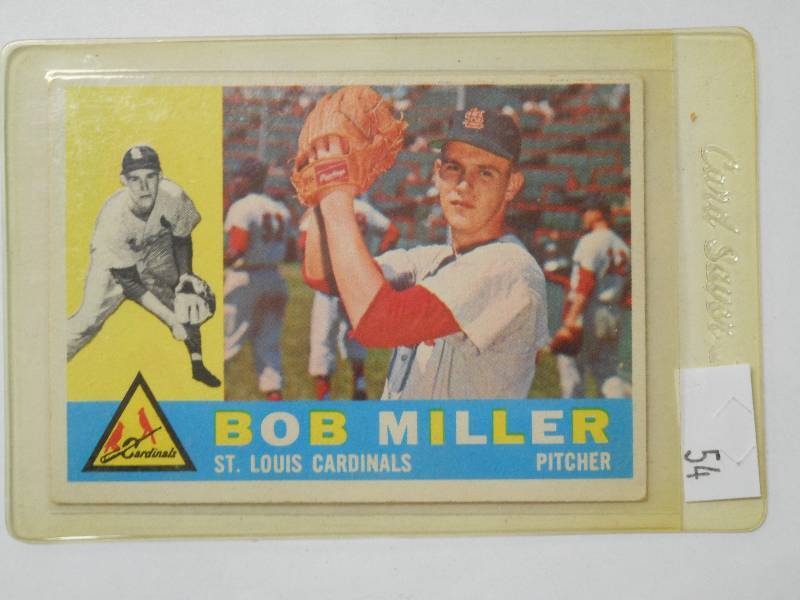 lot 54 image: 1960 Topps Vintage Baseball Card, B...