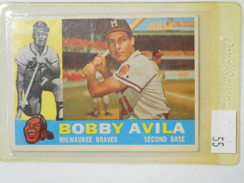 lot 55 image: 1960 Topps Vintage Baseball Card, B...