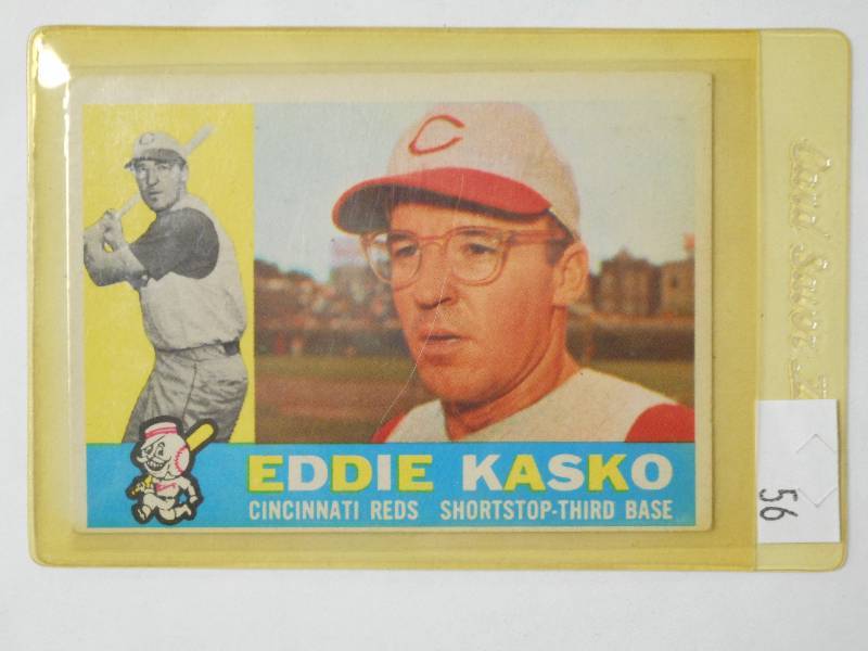 lot 56 image: 1960 Topps Vintage Baseball Card, E...